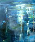 Water Canvas Paintings - Large Deep Water